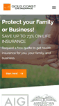 Mobile Screenshot of goldcoastlifeinsurance.com